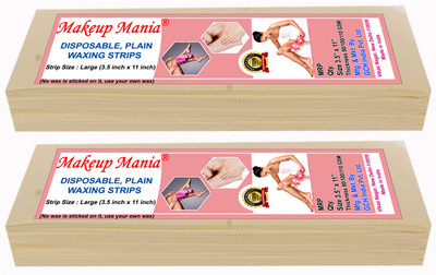 makeupmania Waxing Strips - Ivory-140 Pcs Strips(140 Strips, Set of 2)