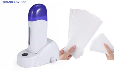 LOVHIDE Wax Warmer | Portable Cartridge Wax Depilatory Heater | Roll On Machine + strip Wax(200 g)
