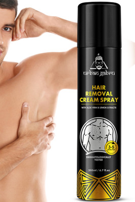 urbangabru Hair Removal Cream Spray With Aloevera & Lemon Extracts Spray(200 ml)