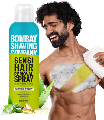 BOMBAY SHAVING COMPANY Hair Removal Spray | Painless Body Hair Removal for Chest, Back, Legs & Arms Spray(200 g)