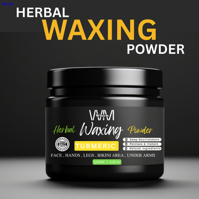 Winym Turmeric Wax Powder With Turmeric & Lavender Blend For Soft Skin Finish Powder(100 g)