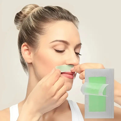 Jiwoo Upper Lip/Cheek Hair & Eyebrow Hair Remover FACIAL WAX STRIPS Wax Strips(20 Strips)
