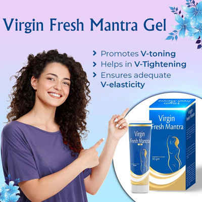 SHAQAA awrfew sVirgin_Fresh Mantra_Natural_Gel_For_Women (50g) Cream(50 g)
