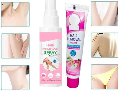 CATERINACHIARA Combo hair removal spray and cream Spray(140 ml, Set of 2)