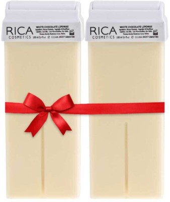 Rica White Chocolate Roll-On Wax Kit (Set of 2 Refill Wax) 100 ML Wax(100 g, Set of 2)