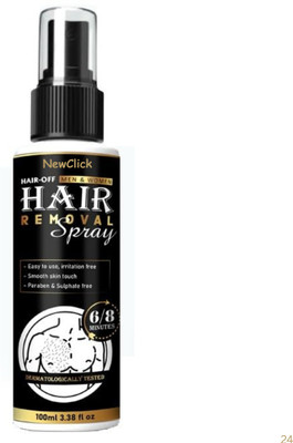 NewClick Men's Body Hair Removal Spray – No Nicks, No Cuts | 100ml Spray(100 ml)