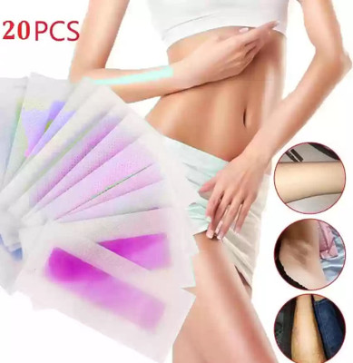 GULGLOW99 Face Wax Strips 20+2 Wipes Strips Strips(20 Strips, Set of 20)
