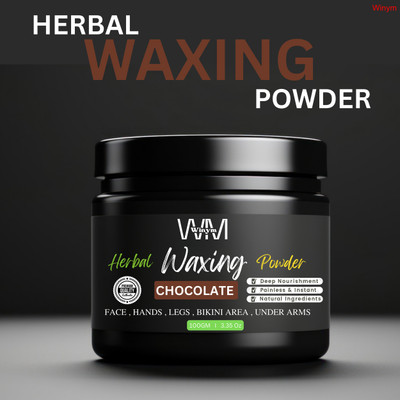 Winym Chocolate Wax Powder Glow Care – Skin Brightening Wax Powder(100 g)