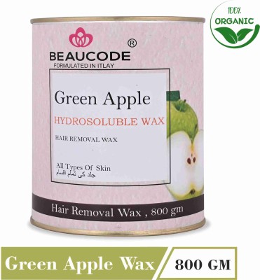 Beaucode Professional Ricaa Green Apple Wax Hydrosoluble Wax 800gm Wax(800 g)