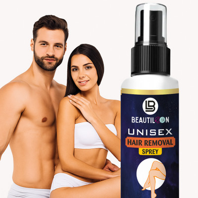 beautiloon Hair Removal Cream for Arms, Legs & Private Parts Cream (100 ml) Spray(100 ml)