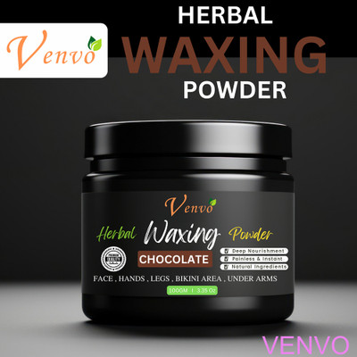venvo Chocolate Herbal Waxing Powder | Smooth Skin Formula | Quick Action Powder(100 g)