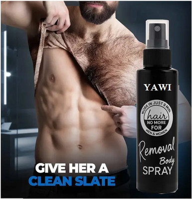 YAWI Black Instent female and male private part hair removal cream spary Spray Spray(100 ml)