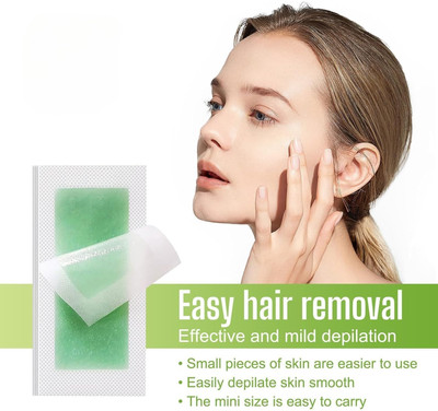 AFARAXIA Facial Hair Removal for Upper Lip, Eyebrows, Chin, Sidelocks Hair Remover Strips(20 g)