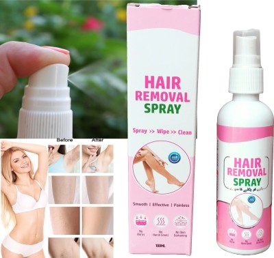 KAIASHA Hair Removal Cream Spray for Women Hands, Legs, Bikini Area & Under Arms Spray Spray(100 g)