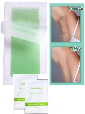 Emijun Full Body Wax Strips with Aloe vera Extract Instant Removal Strips(20 Strips, Set of 20)