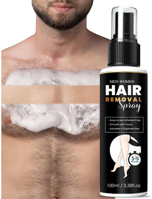 RIVERIYA Hair Remover Spray for Body & Chest | Paraben & Sulphate Free Spray(100 ml)