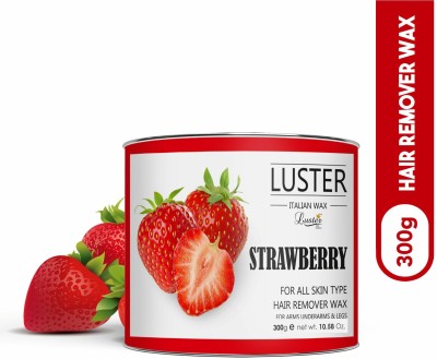 Luster Strawberry Hair Removal Hot Wax | Quick & Easy Hair Removal | Full Body Hair Wax(300 ml)