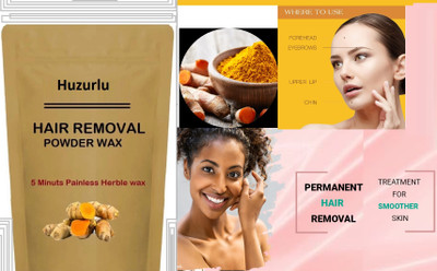 HUZURLU FAST HAIR GROWTH INHABITOR POWDER MULTI HEALTHY INGRIDIENT POWER Wax(100 g)