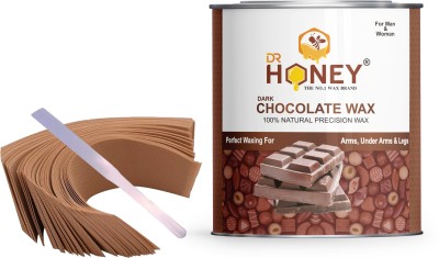 DR.HONEY l wax gm wax with wax knife and strips best waxDark chocolate hair remova Wax(499.3 g)