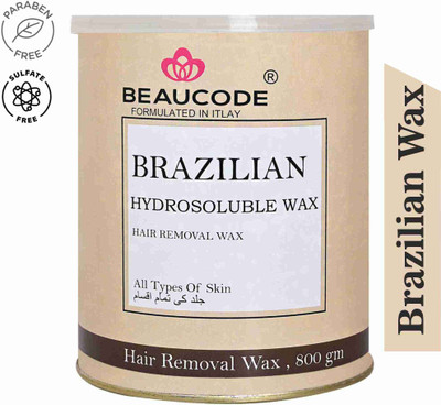 Beaucode BRAZILIAN HYDRO-SOLUBLE WAX 800 GM Wax(800 g)