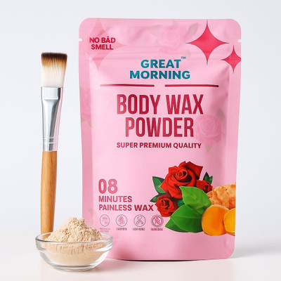 Great Morning Painless Body Wax Powder for Men & Women – 50g Powder(50 g)