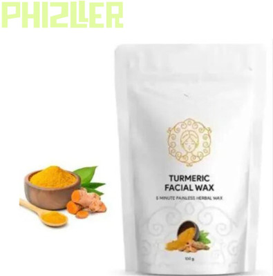 PHIZLLER Herbal Turmeric Wax for Radiant Skin and Glow Powder(100 g, Set of 2)