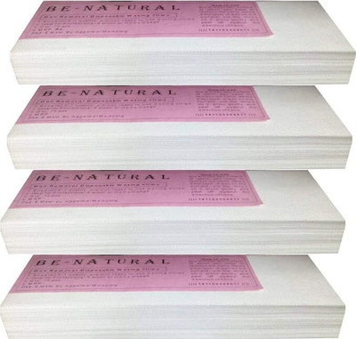 MVILAM waxing strips plain without wax Good quality Strips Strips Strips(144 Strips, Set of 4)