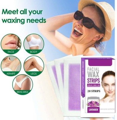 YAWI pack of 1 Eyebrow Underarms,Quick,Easy&Safe Waxing Kit For Girls Strips mens Strips(10 g, Set of 2)