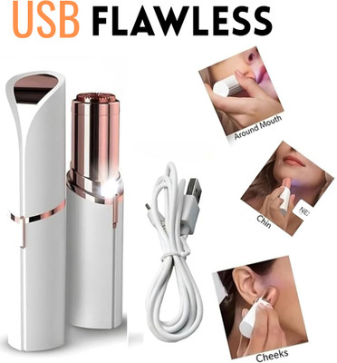 UBRONIK Rechargeable No Wax Face Shaver in Lipstick Shape Strips(1 Strips)