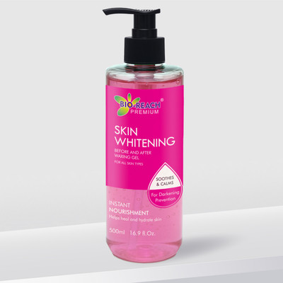 Bio-Reach Skin Whitening 2in1 After & Before Waxing Gel Spray(500 ml)