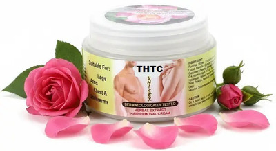 THTC Unisex Rose Hair Removal Cream Face, Bikini & Private Parts Cream(50 g)
