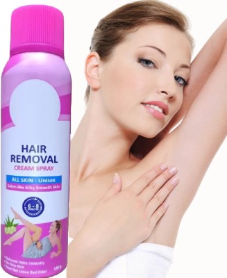 Sheny Hair Removal Cream Spray | Hair Removal for Women’s Hands, Legs & Under Arms Spray(180 ml)