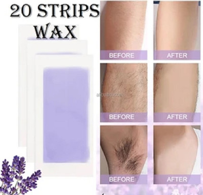 Rudvya Body Wax Strips,Wax Strips For Hair Removal With Lavender Scent Strips(20 g)