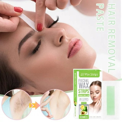 YAWI Facial Wax Strips - Hypoallergenic for All Skin Types Strips(10 g)