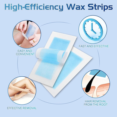 THTC Facial Cold Wax Strips Easy To Use Strips(20 Strips)