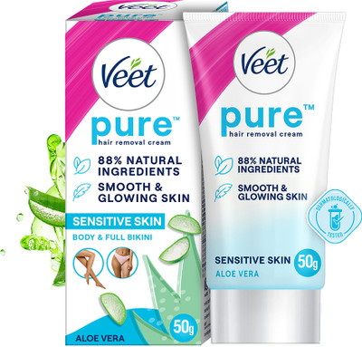 Veet Pure Hair Removal Cream Sensitive Skin Cream(50 g)