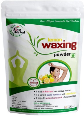 Jiya Herbal Instant Painless Lemon Waxing Powder Full body Wax Hair Removal Remover All Skin Wax(100 g)