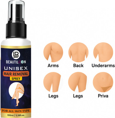 beautiloon Painless Hair Removal Spray Cream for Chest, Back, Legs & Under Arms Spray Spray(100 ml)