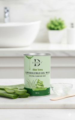 Darcy Aloe Vera Liposoluble Gel Wax | Crystal Clear | Sensitive Skin | 800ml Cream(800 g)