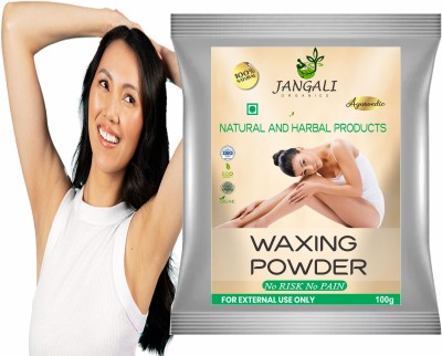 Pure Jangali Organics Hair Removal Powder-Instant Hair Remover For Men and Women Wax (100 g) Powder(100 g)