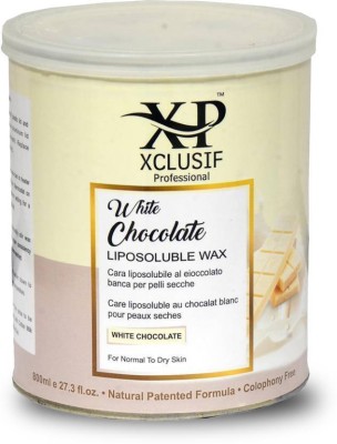 XCLUSIF PROFESSIONAL White Chocolate Liposoluble Painles Hair Removal Wax For Men & Women Quick Ease Wax(800 g)