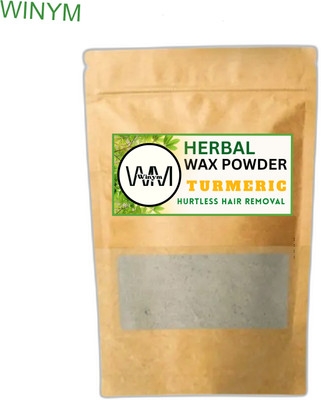 Winym Herbal Brown Wax Powder | Smooth Skin Herbal Wax Pack Powder(100 g)