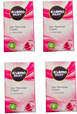 COSMO Silky Herbal Hair Removal Cream With Shea Butter 40g (160 GM ) pack of 4 Cream(160 g, Set of 4)