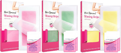 YAWI Professional Use Waxing Kit for Normal Skin Strips Strips(30 g, Set of 3)
