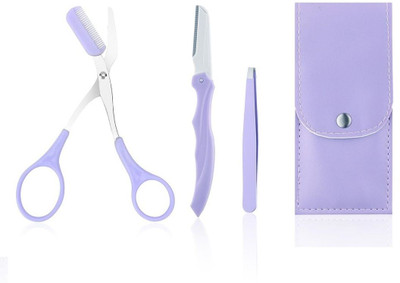 Taxila Purple Eyebrow Shaping & Trimming Tool Set Strips(1 g)