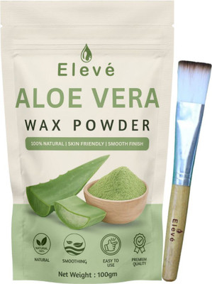 Eleve Instant Hair Removal Powder for Hands, Legs| For All Skin Type (Aloe vera) Wax Powder(100 g)
