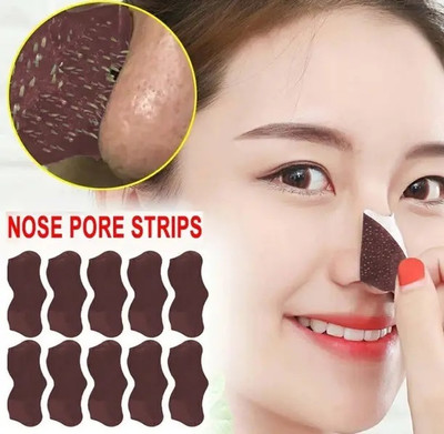 GABBU Chocolate Nose Pore Srtip For Blackhead & Whitehead Strips(10 Strips)