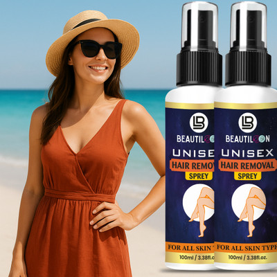 beautiloon Hair Removal Spray for women | Painless girl Body Hair Removal Spray(100 ml, Set of 2)