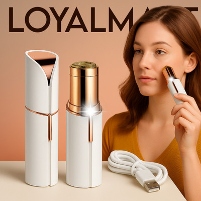 Loyalmart Elegant Lipstick Design Trimmer – LED Light, Hypoallergenic Blade for Daily Use Strips(1 Strips)