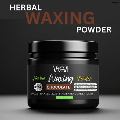 Winym Chocolate Wax Powder Smooth Touch – Natural Skin-Friendly Wax Powder(100 g)
